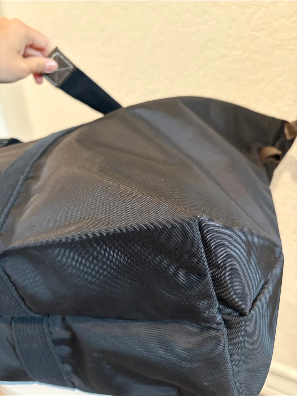 Dunhill Black Men’s Weekend Travel Tote Bag Nylon